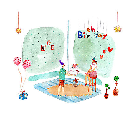 PSD 식물 한마리 커플 여자 남자 화분 여유 액자 일러스트 실내 선물 사랑 사람 성인 두명 반려동물 파티 케이크 다정 생일파티 생일 강아지 순수 풍선 설레임 성인만 국내일러스트 동물 1 기념일 감정 컨셉 관계 디저트 이벤트 내부 개 파일형식