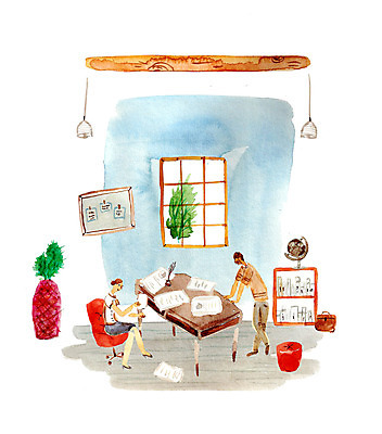 PSD 커플 여자 남자 여유 의자 일러스트 창문 탁자 회의 책장 사랑 사람 성인 두명 사무실 지구본 다정 업무 순수 문서 설레임 성인만 국내일러스트 감정 가구 컨셉 비즈니스 관계 작업 파일형식