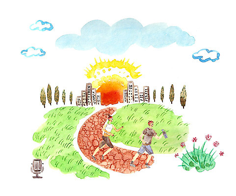 주간 PSD 나무 식물 커플 공원 여자 남자 꽃 여유 일러스트 사랑 사람 빌딩 성인 야외 두명 달리기 조깅 운동 다정 쓰레기통 순수 설레임 성인만 국내일러스트 자연요소 공공시설 감정 컨셉 관계 모션 건강 건물 파일형식