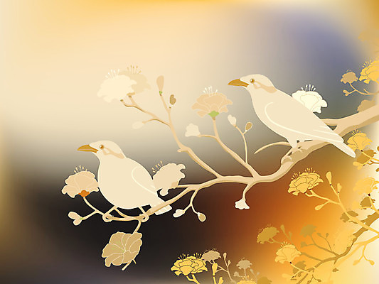 EPS 해외이미지 나무 동물 커플 꽃 야생동물 2 일러스트 자연 조류 동양인 그래픽 갈색 공백 나뭇가지 쌍 멸종 내추럴 이국적 카피스페이스 해외202004 해외일러스트 식물 컬러 관계 인종 생태계 파일형식 벡터 이미지허브