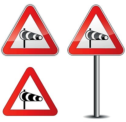 EPS 해외이미지 일러스트 바람 양말 경고 빨간색 힘 흰색 표지판 위험 예측 도로표지판 광택 쓸기 허리케인 해외202004 해외일러스트 자연요소 도로 컬러 컨셉 날씨 알림판 자연재해 파일형식 벡터 이미지허브