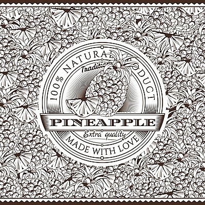 EPS 해외이미지 클립아트 전통 음식 백그라운드 패턴 과일 일러스트 포장 자연 요리 그래픽 장식 농장 꼬리표 라벨 식당 주스 수확 시장 맛 상품 잼 자르기 먹기 파인애플 그림 유기농 복고 배지 판화 통조림 내추럴 목판화 생태학 채식주의자 해외202004 해외일러스트 웰빙 교육 음료 컨셉 무늬 농업 모션 프레임 미술 상점 소스_음식 열대과일 생태계 채식 파일형식 벡터 이미지허브