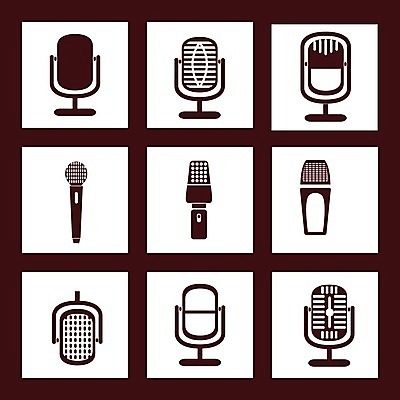 EPS 해외이미지 일러스트 통신 형상 공중 세트 자유 그룹 기자 변화 플랫 수집 심볼 마이크 면접 라디오 방송 멀티미디어 해외202004 해외일러스트 직업 음향기기 컨셉 비즈니스 전자제품 파일형식 벡터 이미지허브