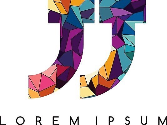 EPS 해외이미지 알파벳 일러스트 타이포그라피 사람없음 기하학 J 폴리곤 지오메트릭 해외202004 해외일러스트 문자 영어 무늬 파일형식 벡터 이미지허브