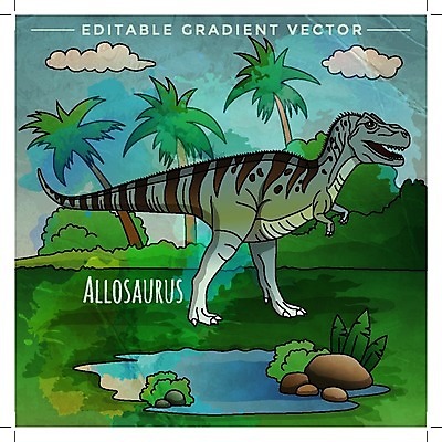 EPS 해외이미지 클립아트 야생동물 백그라운드 일러스트 자연 생물 미술 풍경 야외 그래픽 환경 공룡 그림 육식 선사시대 리빙 이국적 초식 쥬라기 해외202004 해외일러스트 동물 파충류 문화예술 역사 생태계 파일형식 벡터 이미지허브