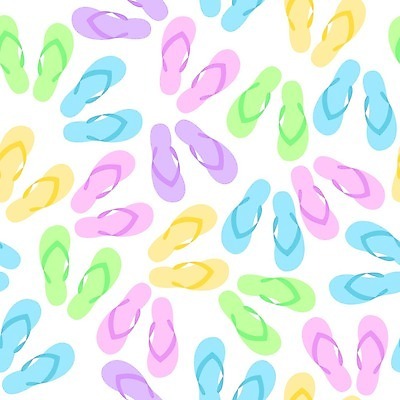 EPS 해외이미지 디자인 옷 모래 백그라운드 신발 패턴 일러스트 벽지 휴가 슬리퍼 그래픽 여름 컬러풀 유행 흰색 인쇄 샌들 가죽끈 해외202004 해외일러스트 계절 컬러 무늬 끈 가죽 파일형식 벡터 이미지허브