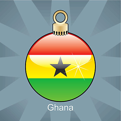 EPS 해외이미지 크리스마스 겨울 일러스트 전구 아프리카 휴가 선물 깃발 심볼 사인 가나 전국 해외202004 해외일러스트 계절 기념일 나라 파일형식 벡터 서아프리카 이미지허브