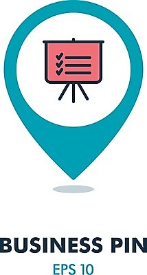 EPS 해외이미지 일러스트 비즈니스 사람없음 인포그래픽 정보 체크표시 위치 GPS 롤스크린 민트색 차트보드 해외202004 해외일러스트 컬러 스크린 확인 파일형식 벡터 이미지허브