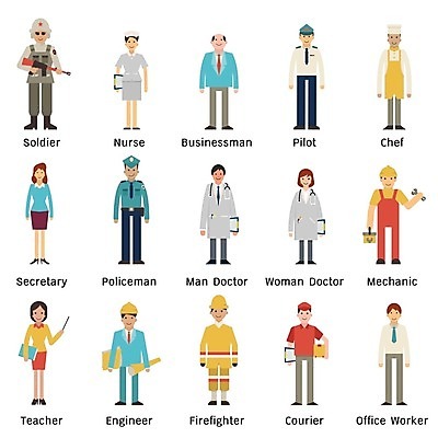 EPS 해외이미지 직업 캐릭터 디자인 무기 유니폼 일러스트 비즈니스 건축양식 사업가 청진기 넥타이 노동자 요리 사람 성인 상자 사무실 요리사 교사 총 간호사 의사 스패너 비즈니스맨 비즈니스우먼 기술자 엔지니어 플랫 경찰 배달원 파일럿 만화 소방관 종업원 직원 경영자 군용 비서 정비공 병정 자원 고용 서류판 인원 캡모자 해외202004 해외일러스트 일러캐릭터 모자_잡화 잡화 옷 여자 남자 건축 의료기기 군대 사무용품 의료진 구직 공구 직장인 구조원 소방 리더 채용 파일형식 벡터 이미지허브