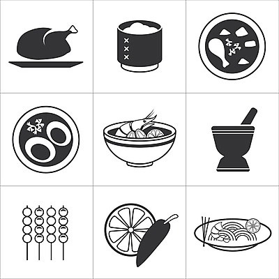 EPS 해외이미지 전통 디자인 아시아 일러스트 태국 밥 새우 건강 어류 요리 그래픽 세트 식당 계란 저녁식사 치킨 샐러드 뜨거움 플랫 수프 심볼 메뉴 국수 카레 점심식사 파파야 해외202004 해외일러스트 나라 음식 갑각류 상점 알 식사 수중동물 면류 열대과일 닭고기요리 파일형식 벡터 이미지허브