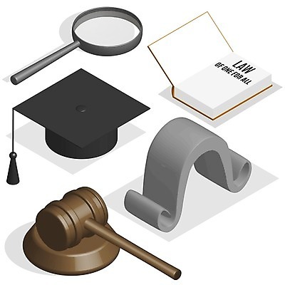 EPS 해외이미지 일러스트 학사모 졸업 돋보기 사람없음 가발 법 의사봉 법관 법전 해외202004 해외일러스트 모자_잡화 교육 책 법률가 파일형식 벡터 이미지허브