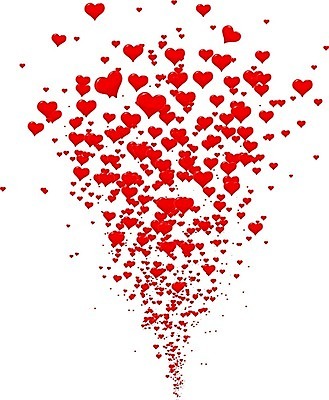 EPS 해외이미지 백그라운드 일러스트 선물 사랑 사람없음 빨간색 하트 광택 엘리먼트 해외202004 해외일러스트 모양 감정 컬러 파일형식 벡터 이미지허브