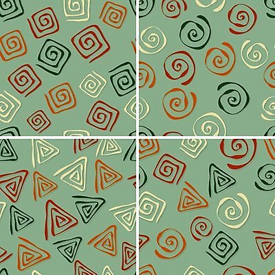 EPS 해외이미지 종이 백그라운드 컨셉 패턴 일러스트 추상 나선형 창조 초록색 숫자 노란색 수확 껍질 원형 타일 질감 복고 정사각형 펑키 옛날 포장소품 해외202004 해외일러스트 도형 문자 컬러 무늬 농업 포장 오브젝트 포장재료 파일형식 벡터 이미지허브