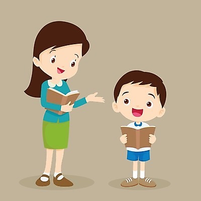 EPS 해외이미지 학생 여자 교육 남자 어린이 일러스트 학교 수업 앉기 소년 성인 두명 책 교사 공책 읽기 신학기 격려 해외202004 해외일러스트 직업 감정 모션 문구용품 사람 파일형식 벡터 이미지허브