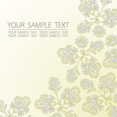 EPS 해외이미지 배너 꽃 선 백그라운드 꽃무늬 일러스트 텍스트 프레임 사람없음 엘리먼트 해외202004 해외일러스트 식물 무늬 파일형식 벡터 이미지허브