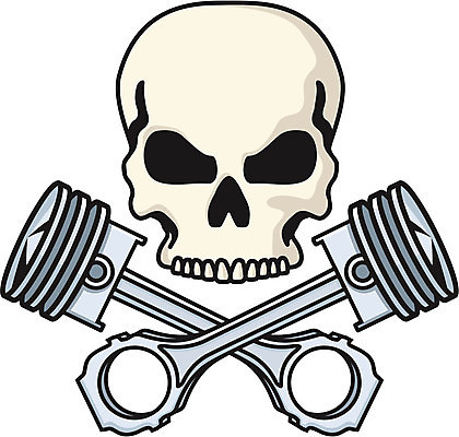 EPS 해외이미지 일러스트 뼈 오토바이 죽음 문신 엔진 모터 반항 해골모형 해외202004 해외일러스트 모션 모형 바이크 파일형식 벡터 이미지허브