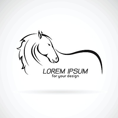 EPS 해외이미지 디자인 응시 얼굴 백그라운드 일러스트 모션 사람없음 검은색 말_동물 심볼 그림 윤곽 해외202004 해외일러스트 시선 컬러 포유류 신체부위 파일형식 벡터 이미지허브