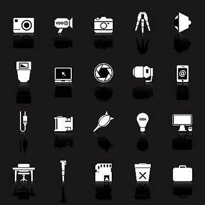 EPS 해외이미지 가방 일러스트 조명 주택 컴퓨터 반사 카메라 사진촬영 디지털카메라 필름 심볼 사인 삼각대 소프트웨어 필터 해외202004 해외일러스트 잡화 건물 전자제품 촬영 파일형식 벡터 이미지허브