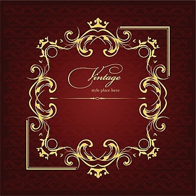 EPS 해외이미지 디자인 일러스트 프레임 사람없음 장식 빈티지 고급 우아함 바로크 빅토리아 해외202004 해외일러스트 컨셉 파일형식 벡터 이미지허브