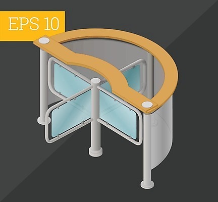 EPS 해외이미지 디자인 일러스트 출입구 안전 3D 장비 경계선 플랫 역 심볼 사인 대문 통과 고립 해외202004 해외일러스트 선 교통시설 문 디지털합성 경계 파일형식 벡터 이미지허브