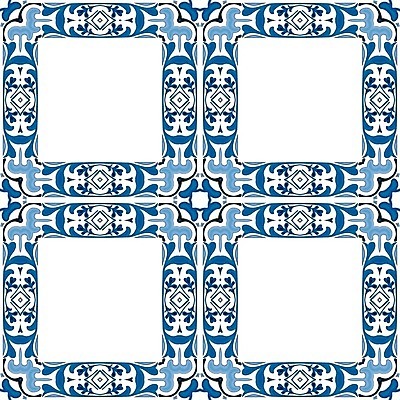 EPS 해외이미지 전통 디자인 패턴 일러스트 벽지 추상 장식 파란색 흰색 포르투갈 타일 묘사 정사각형 모자이크 스페인어 아라베스크 엘리먼트 튀니지 해외202004 해외일러스트 도형 유럽 컬러 무늬 아프리카 파일형식 벡터 이미지허브