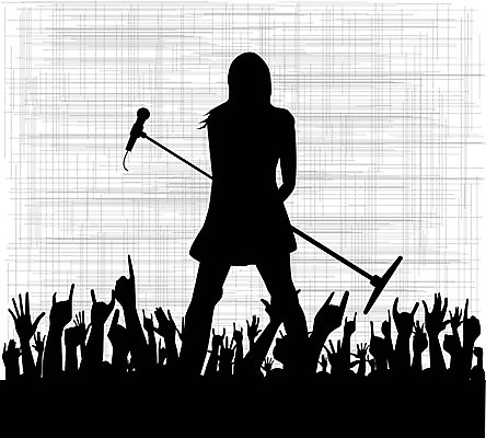 EPS 해외이미지 여자 실루엣 별 분홍색 일러스트 관리 미술 그래픽 파란색 검은색 공연 연주자 댄서 가수 무대 마이크 그림 윤곽 그런지 반응 팝 해외202004 해외일러스트 자연요소 직업 컬러 음향기기 문화예술 촬영기법 사람 이벤트 음악가 파일형식 벡터 이미지허브