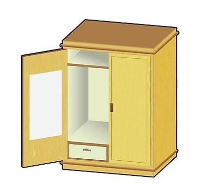 EPS 해외이미지 디자인 옷 가구 일러스트 주택 내부 목재 그래픽 장식 문 장비 흰색 오픈 장롱 만화 오브젝트 수납 고립 해외202004 해외일러스트 나무 컬러 생활용품 재료 건물 파일형식 벡터 이미지허브