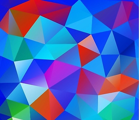 EPS 해외이미지 디자인 백그라운드 그래픽백그라운드 일러스트 추상 사람없음 파란색 디지털 폴리곤 해외202004 해외일러스트 컬러 무늬 그래픽 파일형식 벡터 이미지허브