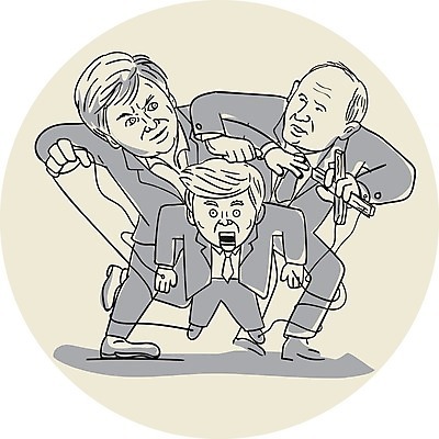 EPS 해외이미지 남자 줄 일러스트 정장 그래픽 만화 싸움 철사 고립 꼭두각시 제어 해외202004 해외일러스트 옷 모션 사람 파일형식 벡터 이미지허브