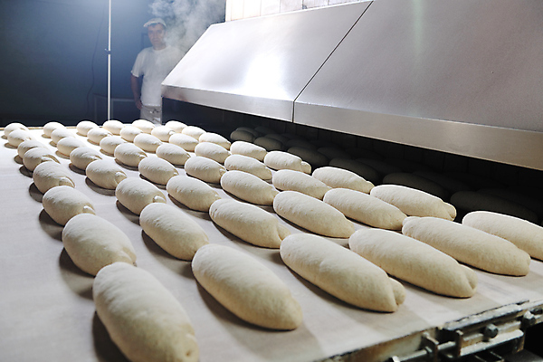 포토 JPG 해외이미지 남자 빵 공장 실내 한명 상반신 성인 앞모습 기계 반죽 성인남자한명만 해외202004 해외포토 1 음식 뷰포인트 공업 사람 내부 남자한명만 성인남자만 파일형식 이미지허브