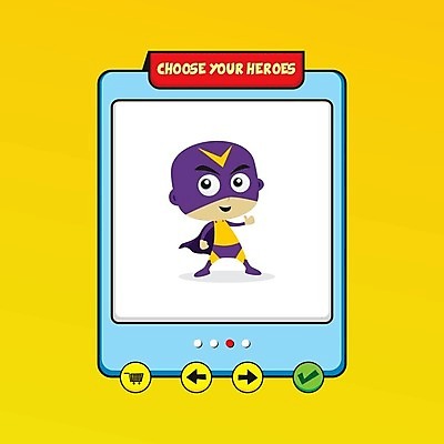 EPS 해외이미지 남자 일러스트 미술 힘 놀람 게임 망토 만화 메뉴 층 영웅 비디오게임 슈퍼히어로 해외202004 해외일러스트 감정 놀이 문화예술 표정 사람 파일형식 벡터 이미지허브