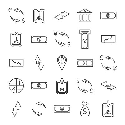 EPS 해외이미지 디자인 선 지폐 돈 일러스트 비즈니스 그래프 안전 금융 세트 달러 동전 웹 계산기 유로 흰색 신용카드 지갑 심볼 확인 사인 윤곽 인덱스 계산서 ATM 얇은 해외202004 해외일러스트 컬러 인터넷 문구용품 경제 장비 재산 파일형식 벡터 이미지허브