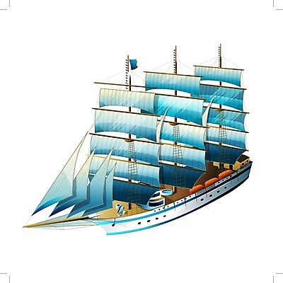 EPS 해외이미지 클립아트 여행 요트 일러스트 교통시설 휴가 항해 장식 물 파란색 흰색 보트 고급 크루즈 함선 범선 닻 고립 해외202004 해외일러스트 자연요소 컬러 교통 컨셉 배_교통 시설 파일형식 벡터 이미지허브