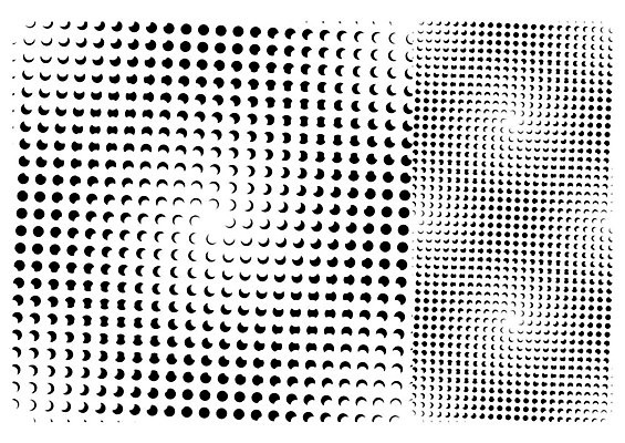 EPS 해외이미지 백그라운드 패턴 일러스트 추상 나선형 경사 장식 점 화려 타일 질감 오해 해외202004 해외일러스트 컨셉 무늬 파일형식 벡터 이미지허브
