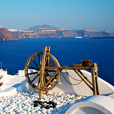 포토 JPG 해외이미지 유럽 자연 하늘 휴가 풍경 사람없음 여름 파란색 도시 그리스 휴양지 산토리니 해외202004 해외포토 계절 나라 컬러 장소 생태계 파일형식 이미지허브
