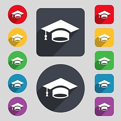 EPS 해외이미지 모양 학생 디자인 교육 유니폼 일러스트 졸업 학교 성공 졸업생 스터디 세트 축하 플랫 졸업장 심볼 오브젝트 사인 대학교 주인 고립 엘리먼트 지능 캡모자 해외202004 해외일러스트 모자_잡화 옷 컨셉 학습 파일형식 벡터 이미지허브