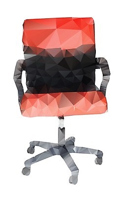 EPS 해외이미지 디자인 가구 백그라운드 의자 일러스트 추상 빨간색 빛 유행 검은색 흰색 신선 바퀴 고립 폴리곤 해외202004 해외일러스트 컬러 생활용품 무늬 파일형식 벡터 이미지허브