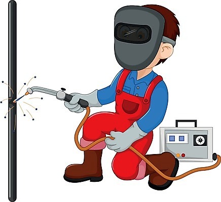 EPS 해외이미지 직업 장갑 백그라운드 일러스트 노동자 작업복 흰색 업무 플랫 보호 헬멧 만화 그림 용접 용접공 해외202004 해외일러스트 잡화 옷 컬러 컨셉 작업 보호장비 파일형식 벡터 이미지허브