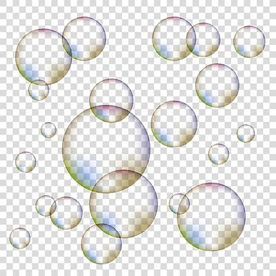 EPS 해외이미지 일러스트 사람없음 거품 물방울 원형 투명 해외일러스트 도형 파일형식 벡터 이미지허브