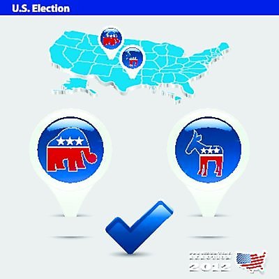 EPS 해외이미지 배너 별 캠페인 백그라운드 일러스트 코끼리 빨간색 파란색 파티 칠판 미국 자유 흰색 원형 선택 계획 투표 선거 민주주의 심볼 사인 배지 광택 당나귀 애국심 공화국 대통령 독립 전국 정부 정치 지원 해외202004 해외일러스트 자연요소 도형 나라 컬러 컨셉 북아메리카 포유류 이벤트 말_동물 파일형식 벡터 이미지허브