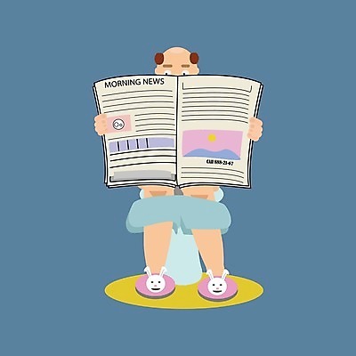 EPS 해외이미지 클립아트 응시 남자 행복 종이 컨셉 일러스트 전구 아침 휴식 주택 아이디어 미술 사람 앉기 목재 파란색 욕실 도자기 의식 신문 뉴스 플랫 읽기 무역 화장실 그림 상업 페이지 획득 변기통 사생활 업데이트 해외202004 해외일러스트 주간 나무 시선 감정 산업 컬러 재료 모션 문화예술 건물 간행물 파일형식 벡터 이미지허브