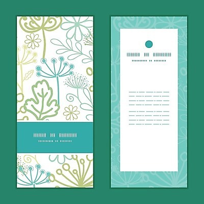 EPS 해외이미지 배너 하늘색 잎 꽃무늬 패턴 일러스트 프레임 사람없음 세트 해외202004 해외일러스트 식물 꽃 무늬 파란색 파일형식 벡터 이미지허브