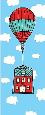 EPS 해외이미지 포즈 컨셉 일러스트 상상 하늘 주택 아이디어 공중 열기구 만화 해외202004 해외일러스트 항공교통 건물 파일형식 벡터 이미지허브