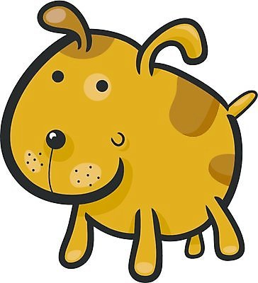 EPS 해외이미지 캐릭터 일러스트 사람없음 반려동물 갈색 귀여움 개 만화 해외일러스트 일러캐릭터 동물 컬러 컨셉 포유류 파일형식 벡터 이미지허브