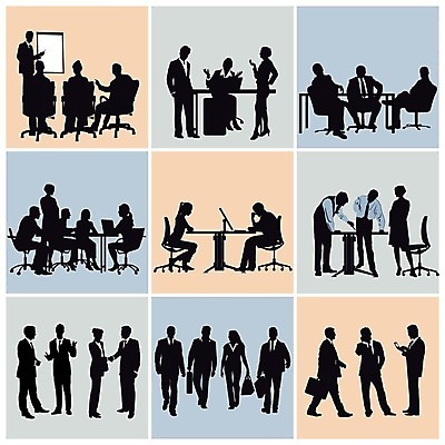 EPS 해외이미지 백그라운드 일러스트 회사 비즈니스 회의 악수 사람 사무실 정보 비즈니스우먼 토론 책상 브레인스토밍 해외202004 해외일러스트 여자 가구 손짓 직장인 파일형식 벡터 이미지허브