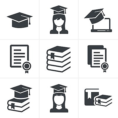 EPS 해외이미지 학생 여자 일러스트 학사모 졸업 사람 두명 책 세트 졸업장 여자만 해외202004 해외일러스트 모자_잡화 교육 파일형식 벡터 이미지허브