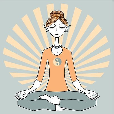 EPS 해외이미지 선 불교 일러스트 요가 앉기 컬러풀 명상 그림 심플 해외202004 해외일러스트 웰빙 종교 컬러 모션 파일형식 벡터 이미지허브