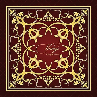 EPS 해외이미지 디자인 일러스트 프레임 사람없음 장식 빈티지 고급 우아함 바로크 빅토리아 해외202004 해외일러스트 컨셉 파일형식 벡터 이미지허브