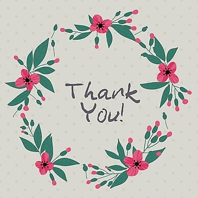 EPS 해외이미지 영어 꽃 일러스트 캘리그라피 사람없음 감사 해외202004 해외일러스트 식물 문자 감정 파일형식 벡터 이미지허브