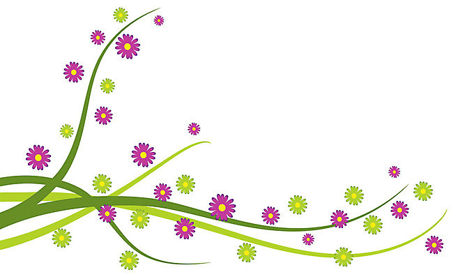 EPS 해외이미지 꽃 줄기 백그라운드 꽃무늬 일러스트 초록색 노란색 우주 보라색 봄 흰색 우아함 자주색 심플 카피스페이스 해외202004 해외일러스트 식물 계절 컬러 컨셉 무늬 공백 파일형식 벡터 이미지허브